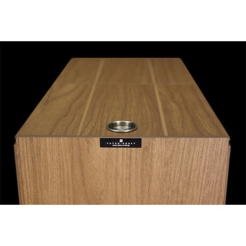 ゴミ箱 30L BOSK 木製 ブラウン