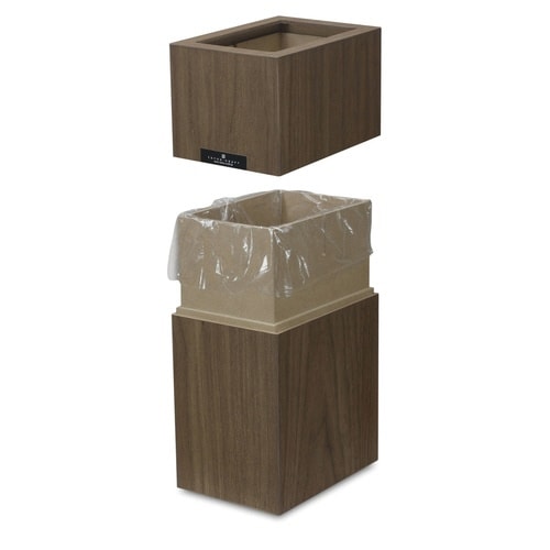 ゴミ箱 バスク コンパクト くず入れ ブラウン
