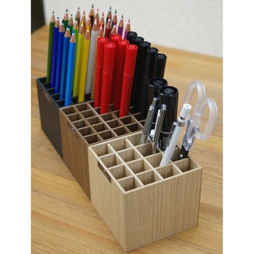 木製 ペンスタンド ペン立て バスク ブラック