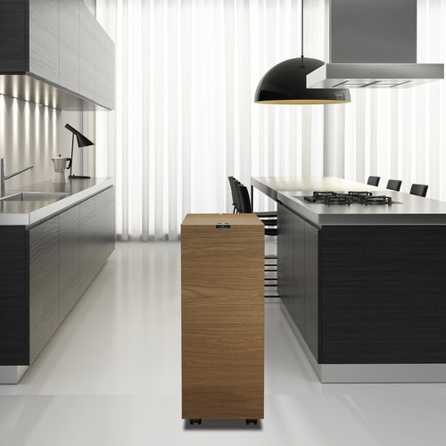 ゴミ箱 1段 45L バスク ブラウン