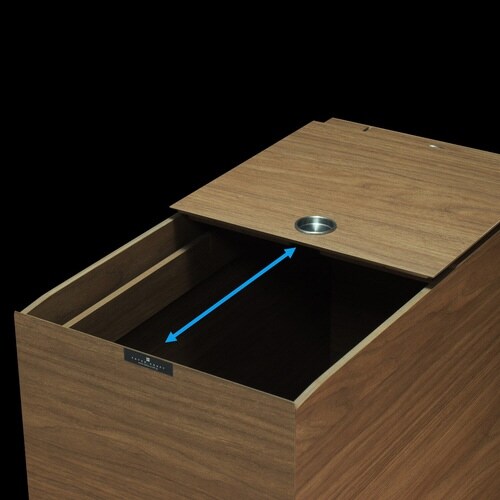 ゴミ箱 1段 45L バスク ブラック