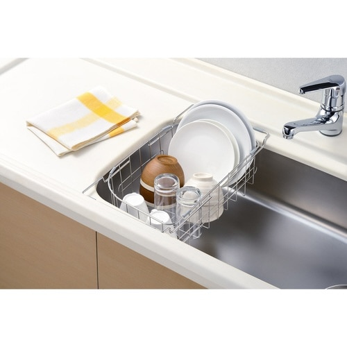 水切りラック 調理スペースが広がるトレー&水切り