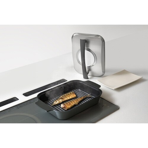 Leye グリルパン IH対応 蓋付き 日本製