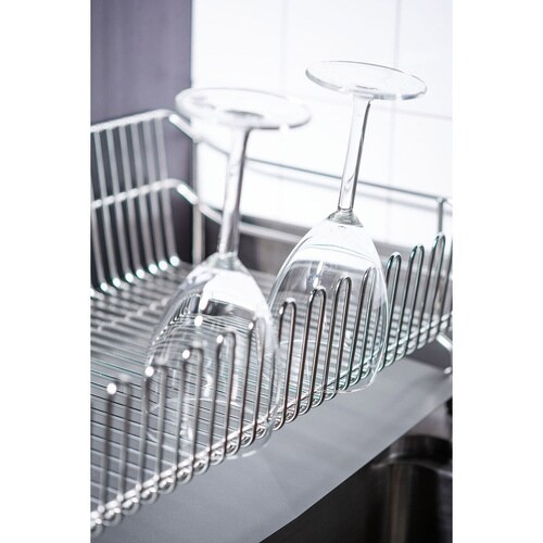 水切りラック ステンレス水切りカゴ 幅21.5cm