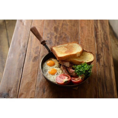 鉄フライパン 26cm IH対応 蓋付き