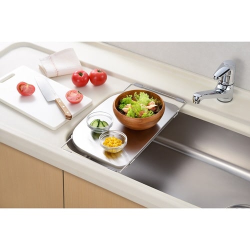 作業台 調理スペースが広がるトレー leye