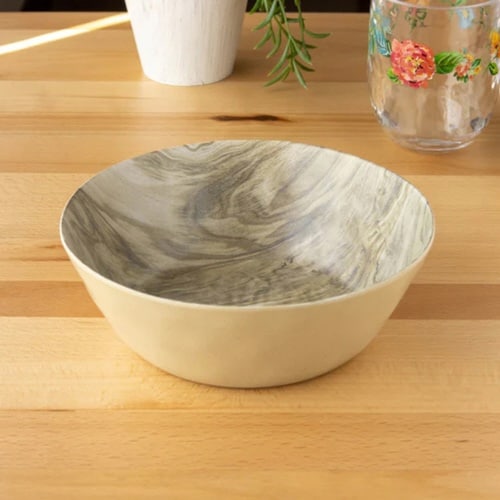 ボウル 19cm 木目調 デザートウッド