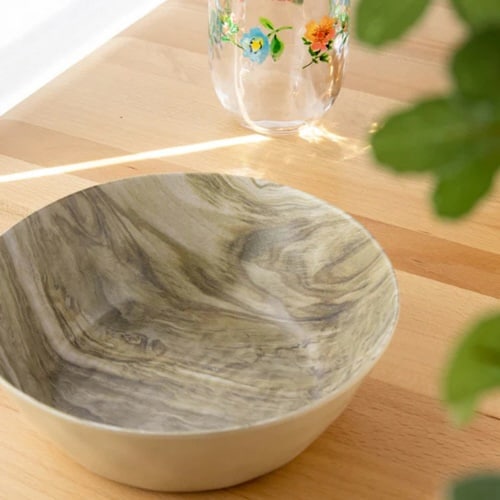 ボウル 19cm 木目調 デザートウッド