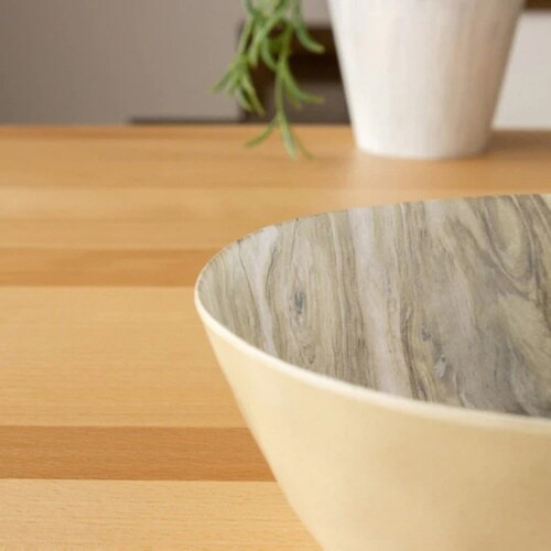 ボウル 19cm 木目調 デザートウッド