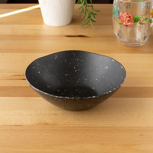 ボウル 17cm オリオン テラゾ ブラック
