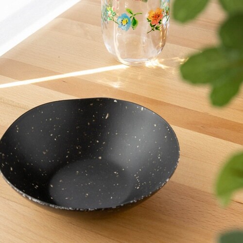 ボウル 17cm オリオン テラゾ ブラック
