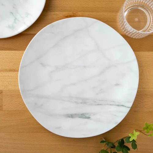 プレート 27cm 大理石風 プラスチック