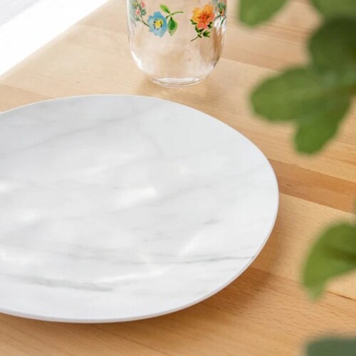 プレート 27cm 大理石風 プラスチック