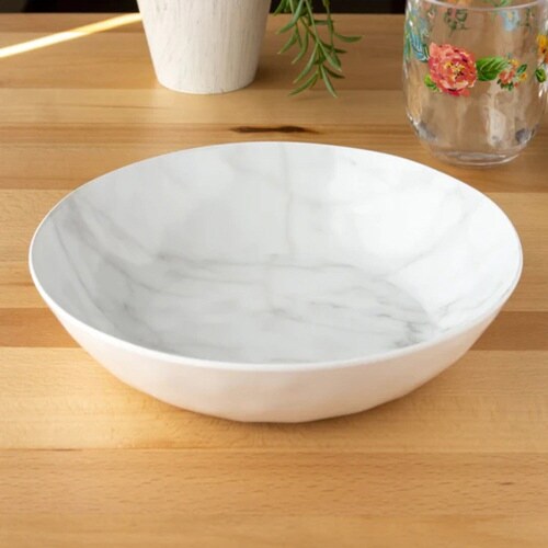 ボウル 23cm 大理石風 プラスチック メラミン