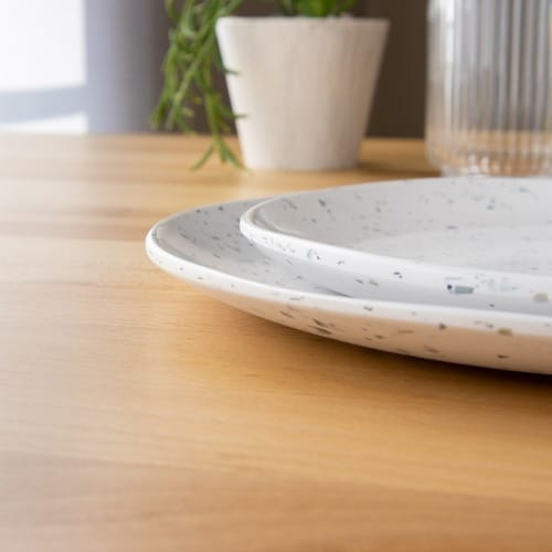 プレート 22cm オリオン テラゾ ホワイト