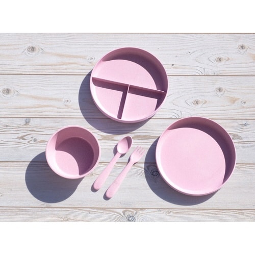 ランチプレート 18.5cm キッズ ピンク