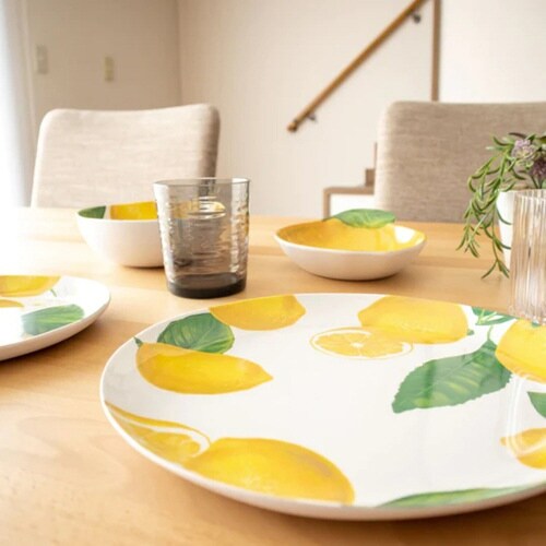 ボウル 20cm フレッシュレモン プラスチック