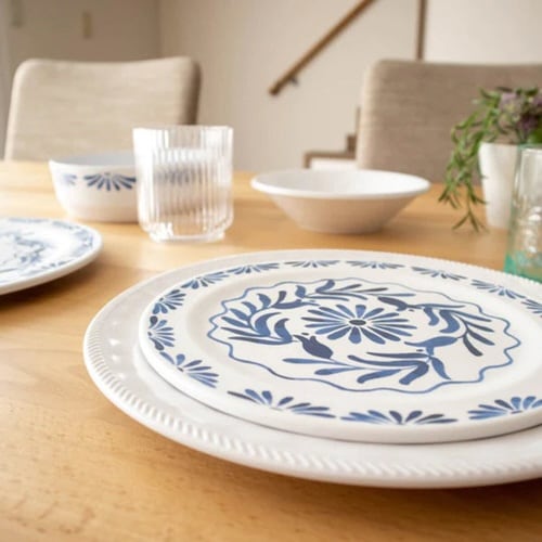 プレート 22cm アズール プラスチック