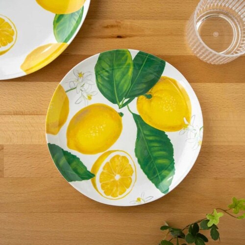 プレート 22cm フレッシュレモン プラスチック