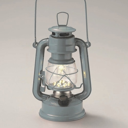 LEDランタン 電池式 ミントブルー