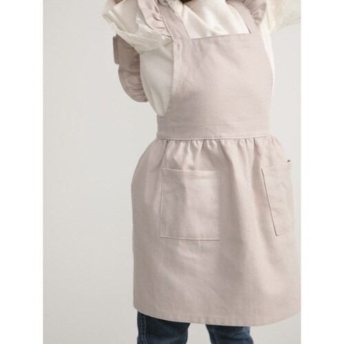 エプロン 無地 Lincラップエプロン ピンク