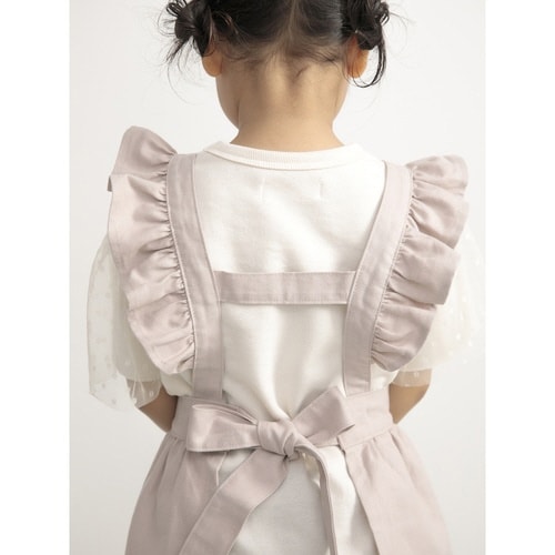 エプロン 無地 Lincラップエプロン ピンク