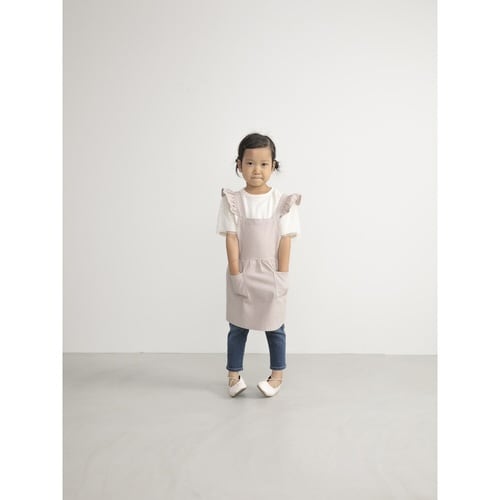 エプロン 無地 Lincラップエプロン ピンク