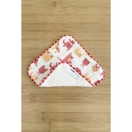 ミニタオル 15×15cm ピンク