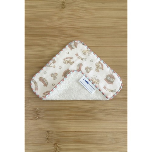 ミニタオル 15×15cm TOYS ピンク