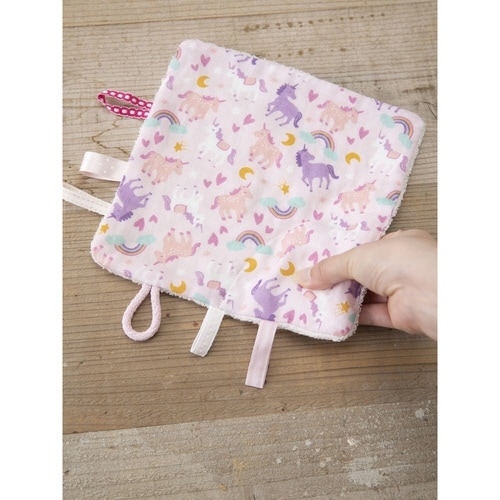 おもちゃ ベビー ニギニギハンカチ ユニコーン