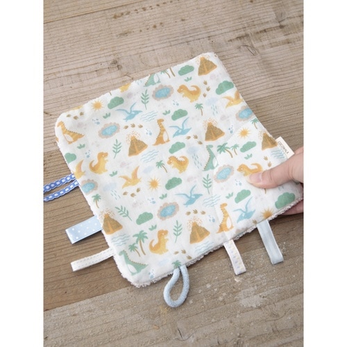 おもちゃ ベビー ニギニギハンカチ ダイナソー