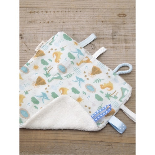 おもちゃ ベビー ニギニギハンカチ ダイナソー