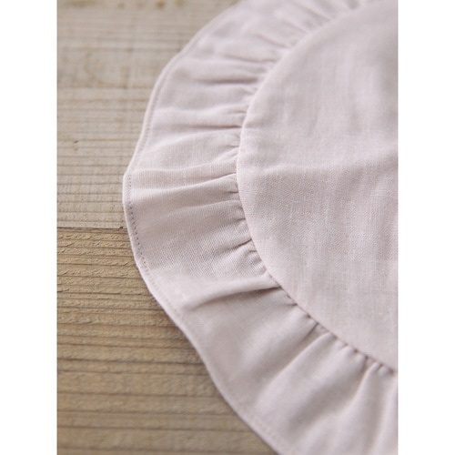 スタイ まあるいフリルスタイ 女の子 ピンク