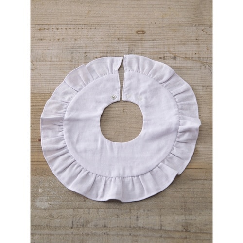 スタイ まあるいフリルスタイ 女の子 ラベンダー