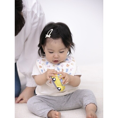 スタイ スマイリーアニマル 日本製 ガーゼ 女の子