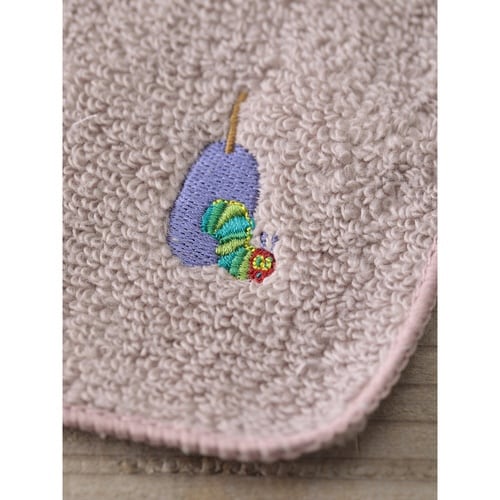 ミニタオル はらぺこあおむし スモークピンク