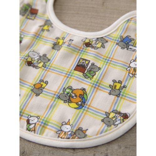 スタイ こぐまちゃんえほん 綿100% チェック