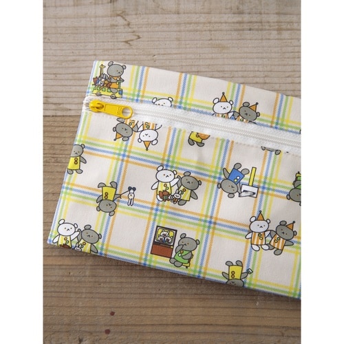 マザーポーチ ウェットティッシュポーチ チェック