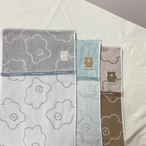 フェイスタオル モコモカ ミルクティー