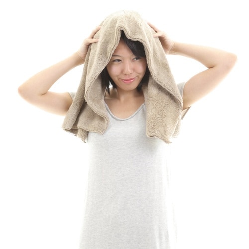 タオル ヘアタオル ライトブラウン