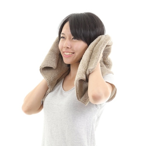 タオル ヘアタオル ライトブラウン