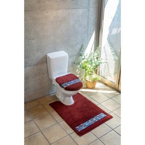 トイレマット ダーラヘスト 胴長 ワインレッド