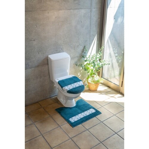 トイレマット ピックリンツ 55×60cm ブルー