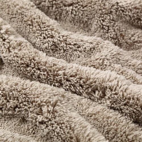 バスマット タオルバスマット ライトブラウン