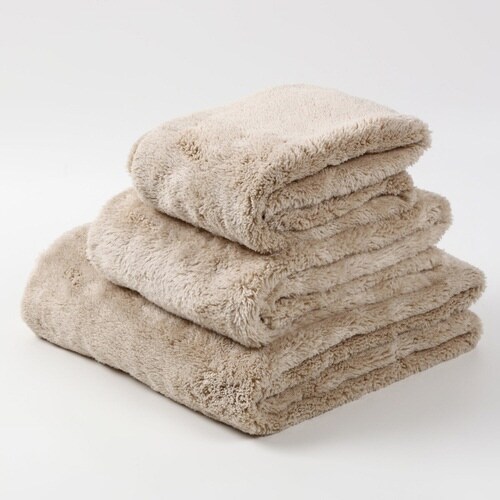 タオル ヘアタオル 40×100cm ベージュ