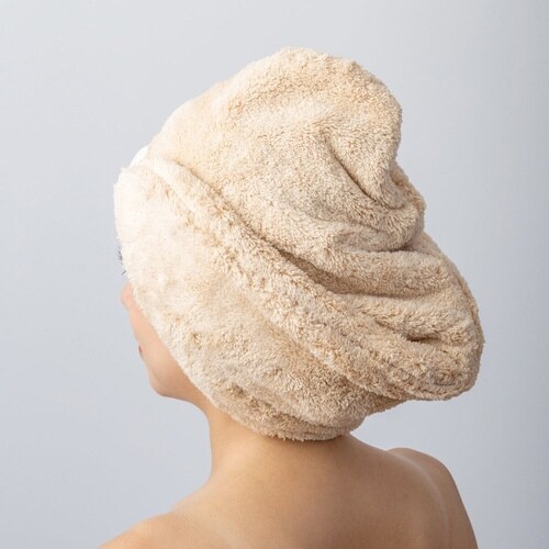 ヘアターバン ベージュ