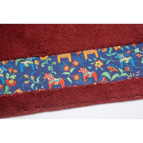 キッチンマット ダーラヘスト ワインレッド