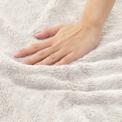 バスマット タオルバスマット ライトグレー