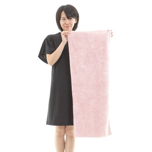 タオル ヘアタオル 40×100cm ピンク