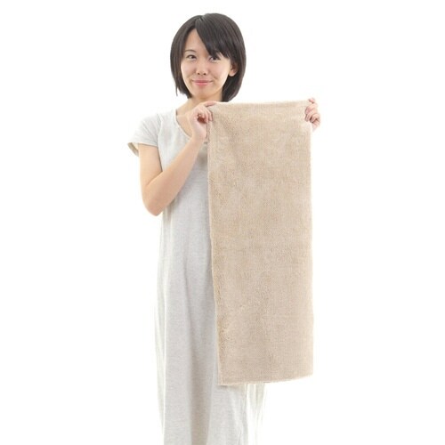 タオル フェイスタオル 30×80cm ベージュ